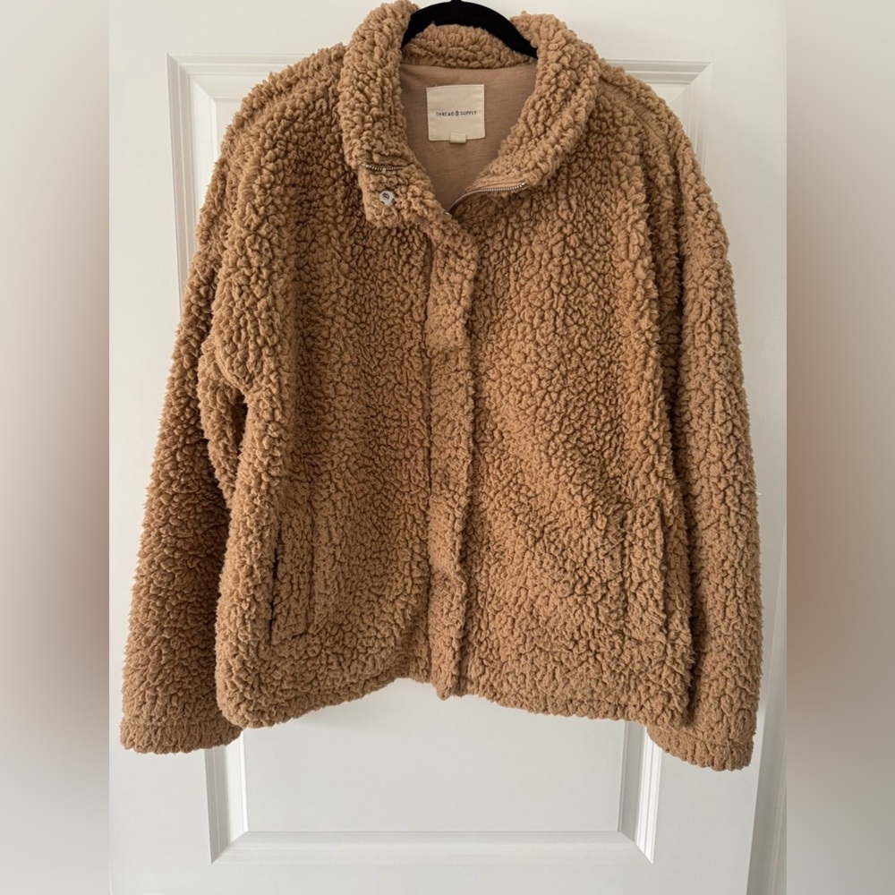 Nordstrom Tan Teddy Jacket